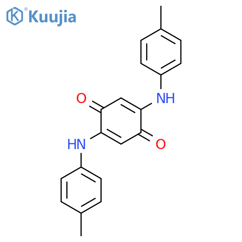 2,5-Bis(4-methylanilino)cyclohexa-2,5-diene-1,4-dione structure