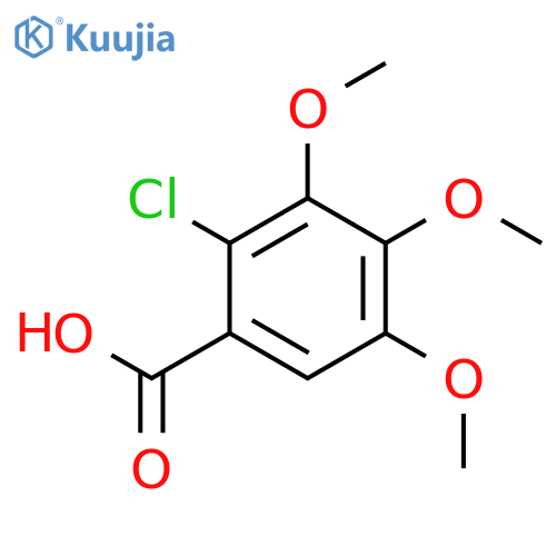 2-chloro-3,4,5-trimethoxy-benzoic acid structure