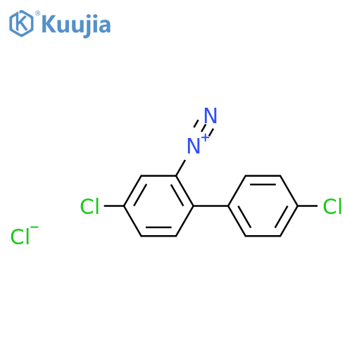 [1,1'-Biphenyl]-2-diazonium, 4,4'-dichloro-, chloride structure
