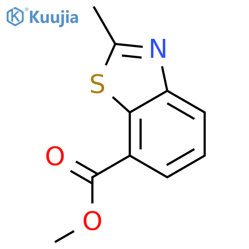 2-Methyl-7-benzothiazolecarboxylic Acid Methyl Ester structure