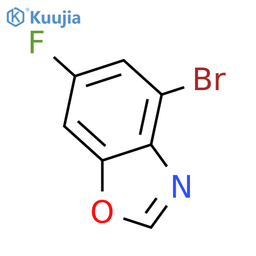 4-Bromo-6-fluoro-1,3-benzoxazole structure