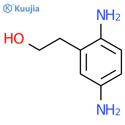 2-(4-Aminophenyl)aminoethan-1-ol structure
