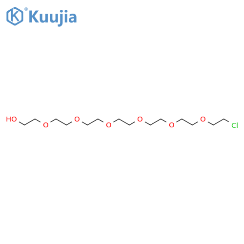 3,6,9,12,15,18-Hexaoxaeicosan-1-ol, 20-chloro- structure