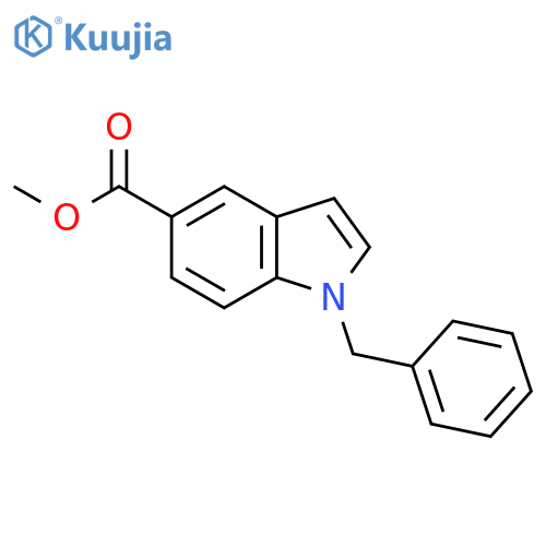 Methyl 1-benzyl-1H-indole-5-carboxylate structure