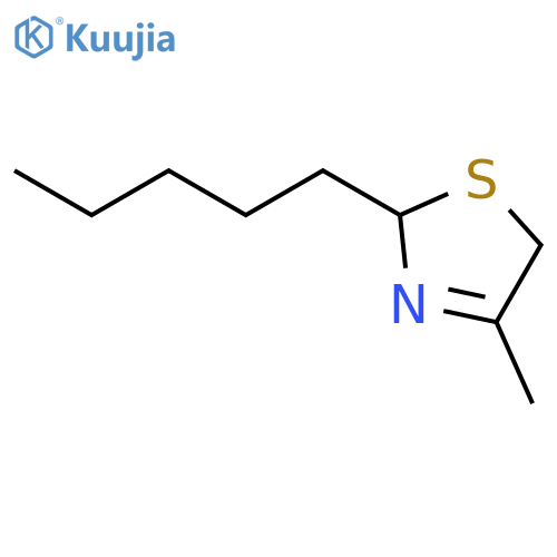 THIAZOLE, 2,5-DIHYDRO-4-METHYL-2-PENTYL- structure