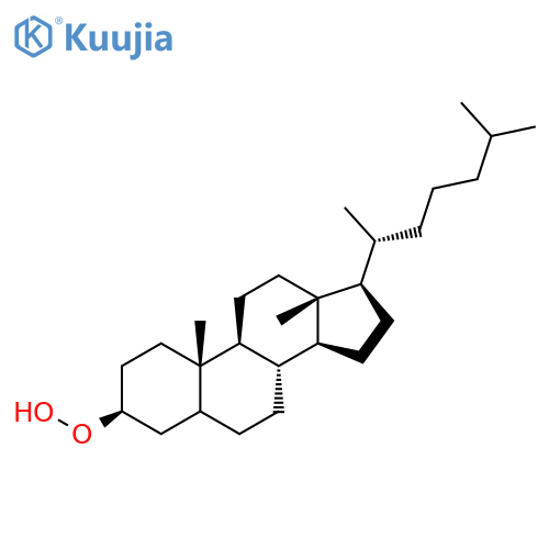 Hydroperoxide, (3b)-cholestan-3-yl structure