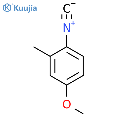 1-isocyano-4-methoxy-2-methylbenzene structure