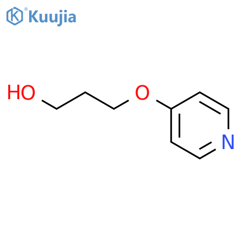 1-Propanol,3-(4-pyridinyloxy)- structure