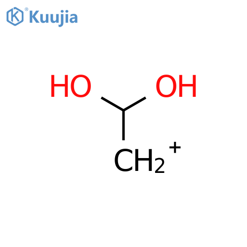 Ethylium, 2,2-dihydroxy- structure