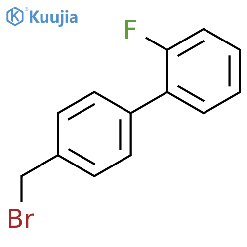 1-4-(bromomethyl)phenyl-2-fluorobenzene structure