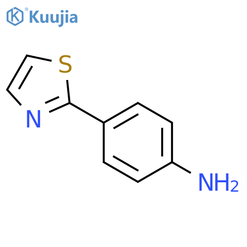 4-(1,3-thiazol-2-yl)aniline structure