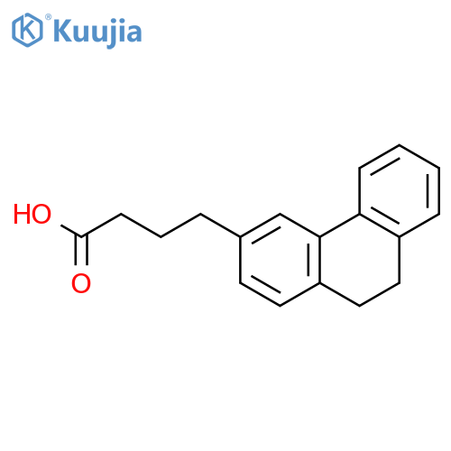 3-Phenanthrenebutanoic acid, 9,10-dihydro- structure