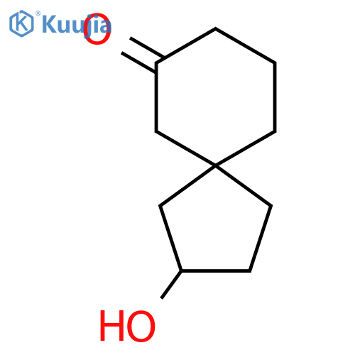 Spiro[4.5]decan-7-one, 2-hydroxy- structure