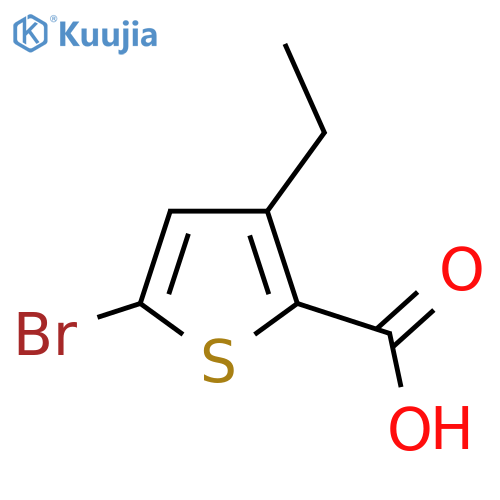 5-Bromo-3-ethylthiophene-2-carboxylic acid structure