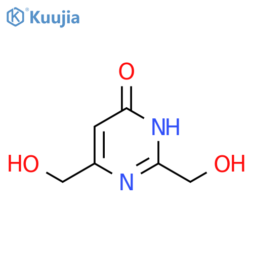 4(3H)-Pyrimidinone,2,6-bis(hydroxymethyl)- structure