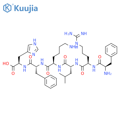 D-HISTIDINE, D-PHENYLALANYL-D-ARGINYL-D-LEUCYL-D-LYSYL-D-PHENYLALANYL- structure