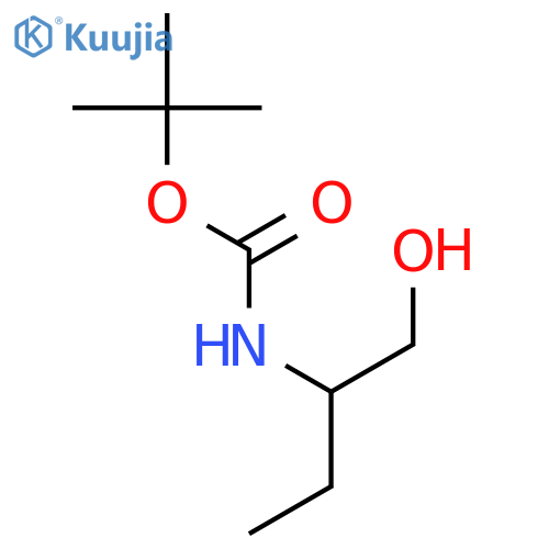 tert-butyl N-(1-hydroxybutan-2-yl)carbamate structure