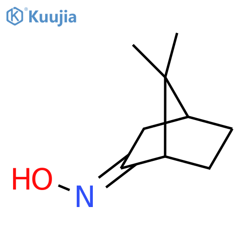 Bicyclo[2.2.1]heptan-2-one,7,7-dimethyl-, oxime, (2E)- structure