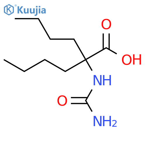 Norleucine, N-(aminocarbonyl)-2-butyl- structure
