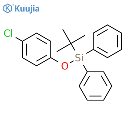 Silane, (4-chlorophenoxy)(1,1-dimethylethyl)diphenyl- structure