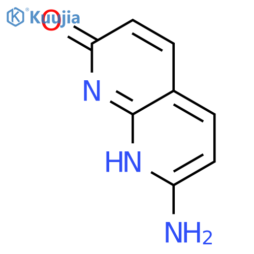 2-Amino-7-hydroxy-1,8-naphthridine structure
