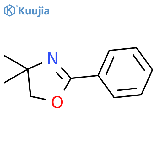 4,4-Dimethyl-2-phenyl-2-oxazoline structure