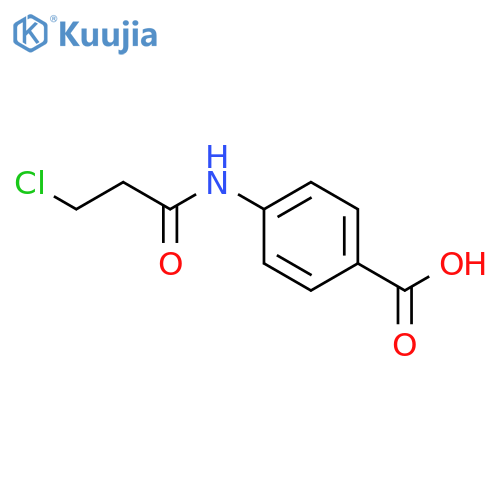 4-(3-Chloropropanoyl)aminobenzoic acid structure