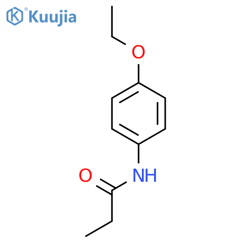 Propanamide, N-(4-ethoxyphenyl)- structure