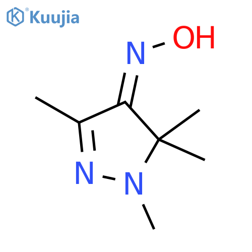 4H-Pyrazol-4-one,1,5-dihydro-1,3,5,5-tetramethyl-, oxime structure