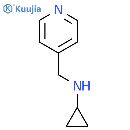 N-(Pyridin-4-ylmethyl)cyclopropanamine structure