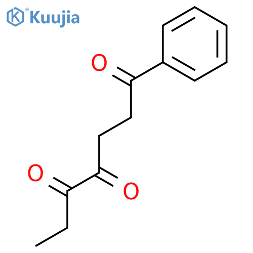 1,4,5-Heptanetrione, 1-phenyl- structure