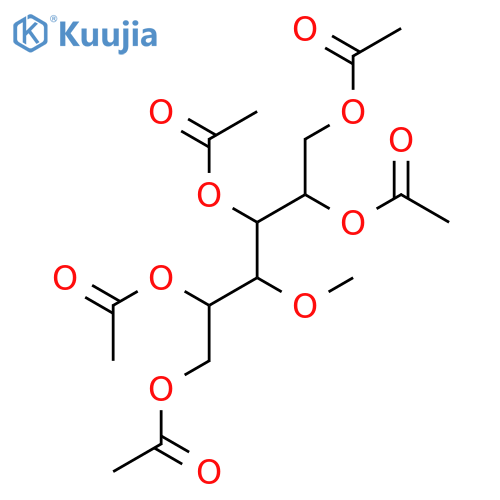 Galactitol,3-O-methyl-, pentaacetate (8CI,9CI) structure