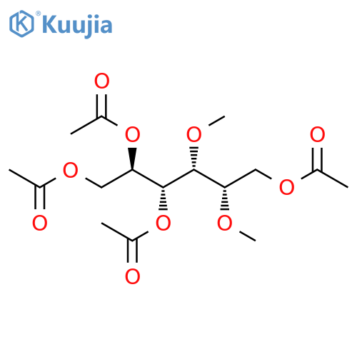 Glucitol,2,3-di-O-methyl-, tetraacetate (8CI) structure