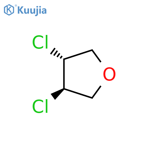 Furan, 3,4-dichlorotetrahydro-, (3R,4R)-rel- structure