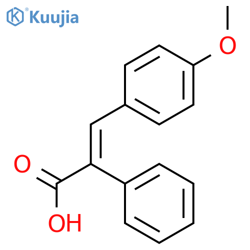 (2Z)-3-(4-Methoxyphenyl)-2-phenylacrylic Acid structure