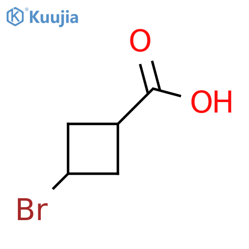 trans-3-Bromocyclobutanecarboxylic acid structure