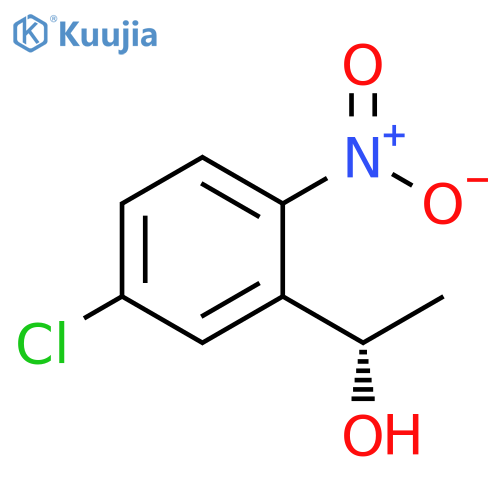 (1S)-1-(5-chloro-2-nitrophenyl)ethan-1-ol structure