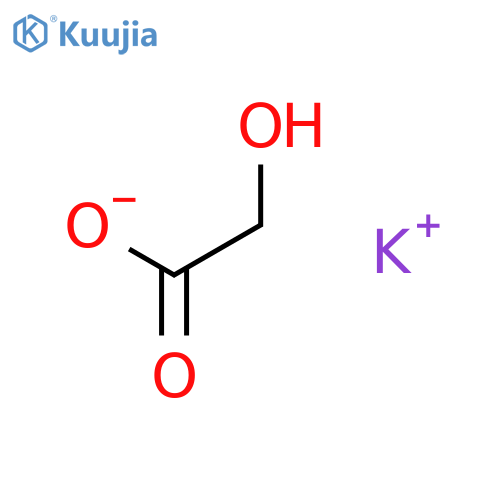 Acetic acid,2-hydroxy-, potassium salt (1:1) structure