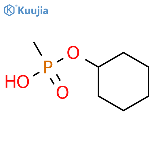 Phosphonic acid,P-methyl-, monocyclohexyl ester structure