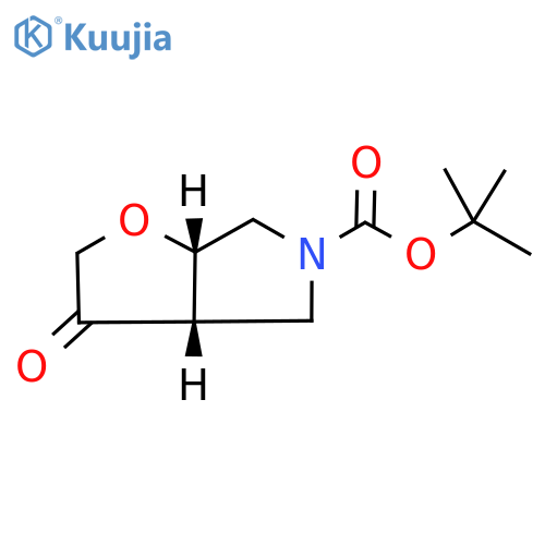 tert-butyl (3aS,6aS)-3-oxo-3a,4,6,6a-tetrahydrofuro[2,3-c]pyrrole-5-carboxylate structure