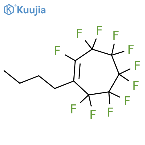 Cycloheptene, 1-butyl-2,3,3,4,4,5,5,6,6,7,7-undecafluoro- structure