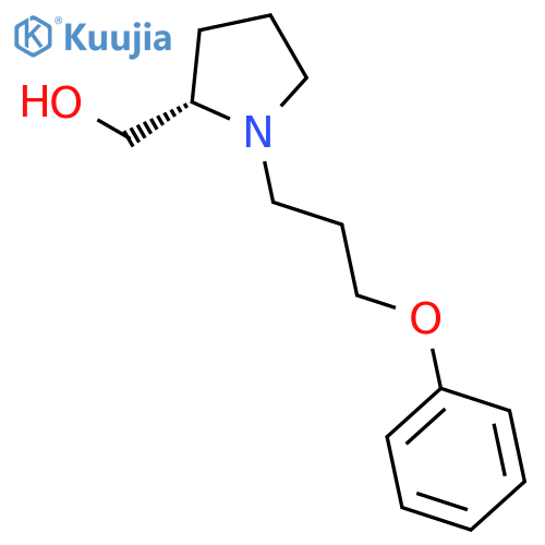 2-PYRROLIDINEMETHANOL, 1-(3-PHENOXYPROPYL)-, (S)- structure