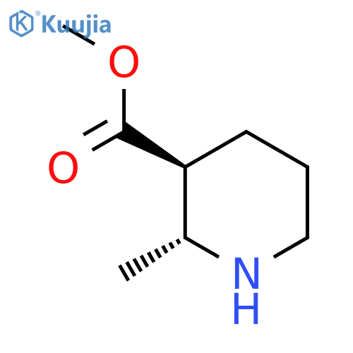 Methyl (2R,3S)-2-methyl-piperidine-3-carboxylate structure