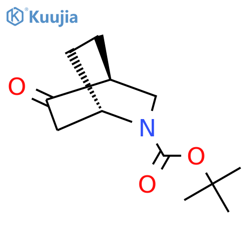 tert-butyl (1S,4S)-5-oxo-2-azabicyclo[2.2.2]octane-2-carboxylate structure