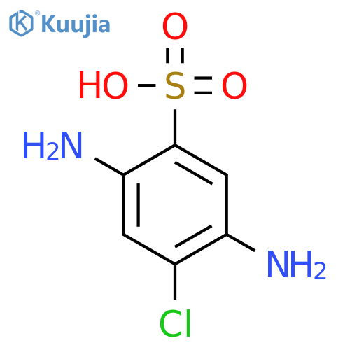 Benzenesulfonic acid, 2,5-diamino-4-chloro- structure
