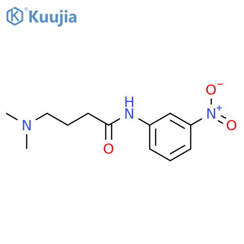 Butanamide, 4-(dimethylamino)-N-(3-nitrophenyl)- structure