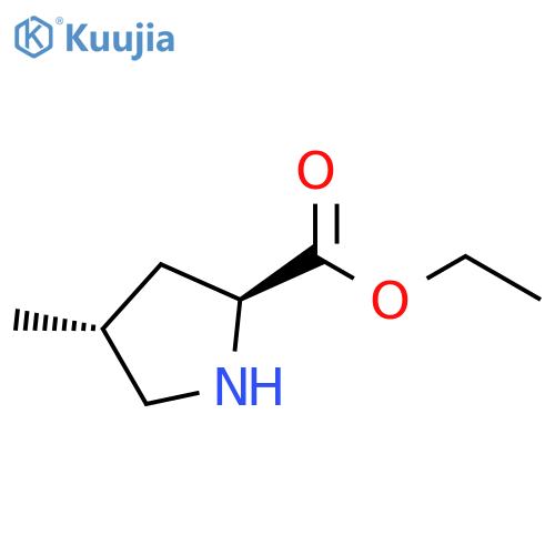 L-Proline, 4-methyl-, ethyl ester, (4R)- structure