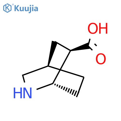 rac-(1R,4S,6S)-2-azabicyclo[2.2.2]octane-6-carboxylic acid structure