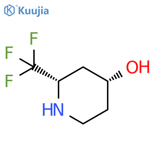 (2S,4R)-2-(trifluoromethyl)piperidin-4-ol structure
