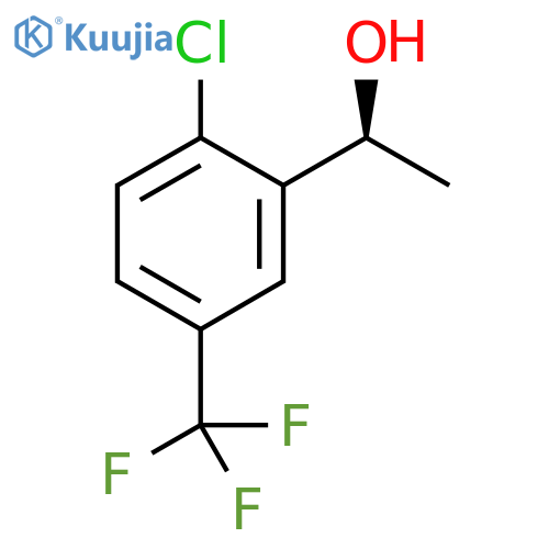 (1S)-1-2-chloro-5-(trifluoromethyl)phenylethan-1-ol structure